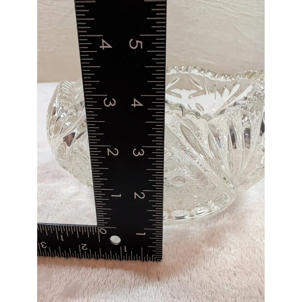 Antique EAPG Covered Glass Candy Dish Russian Pattern‎ Victorian Trinket